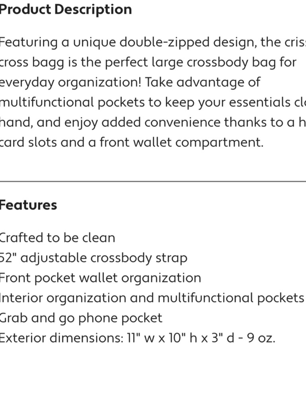 Baggallini Beige Crossbody Bag - Picture 10 of 10